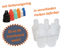 30 ml Tropf-Flasche - PE Q - Farben frei wählbar