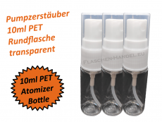 Pumpzerstäuber Flasche PET 10ml