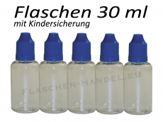 30 ml Tropf-Flasche - PET - blau