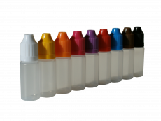 10 ml Tropf-Flasche - PE - verschiedene Farben