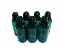 10 ml Tropf-Flasche PET in grün ( transluzent )