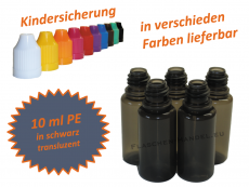 10 ml Tropf-Flasche schwarz - PE