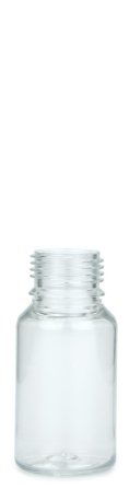 10 ml PET-Flasche transparent, Ø 24,5 mm, ohne Verschluss
