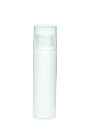 10 ml Airless Spender - Piccolo - weiß, Kappe transparent