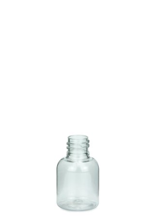 25 ml PET-Flasche transparent, Ø 32,3 mm, ohne Verschluss