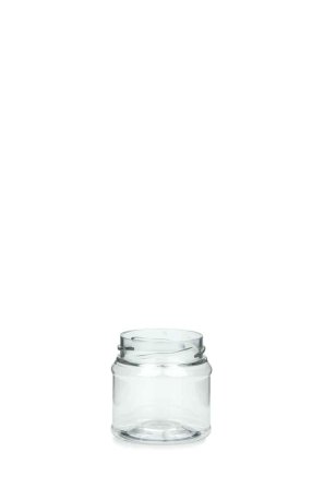 50 ml PET-Minitiegel klar (43 RTS) – ohne Deckel