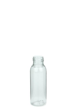 60 ml PET-Flasche transparent, Ø 34,3 mm, ohne Verschluss