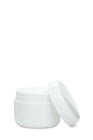 100 ml Nouvelle Cremetiegel doppelwandig weiß – mit Abdeckscheibe