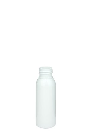 100 ml R-PET-Flasche weiß, Ø 41,9 mm, ohne Verschluss
