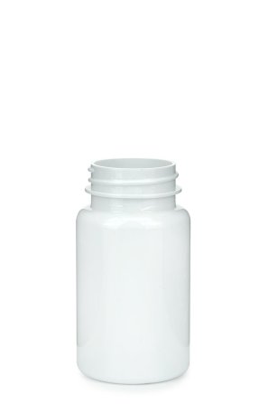 100 ml PET-Packer Schraubdose weiß (38/400) – ohne Verschluss