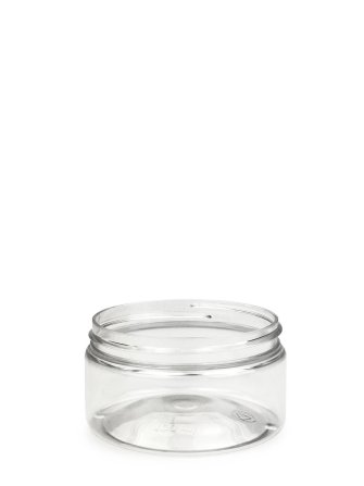 100 ml R-PET-Cylindrical Zylinderdose klar (70/400) – ohne Deckel