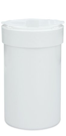 110 ml Streudose weiß mit Streu- und Schüttöffnung