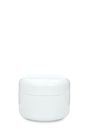 150 ml Nouvelle Cremetiegel doppelwandig weiß – ohne Abdeckscheibe