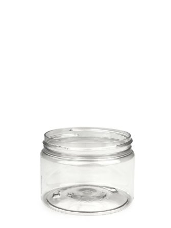 150 ml R-PET-Cylindrical Zylinderdose klar (70/400) – ohne Deckel