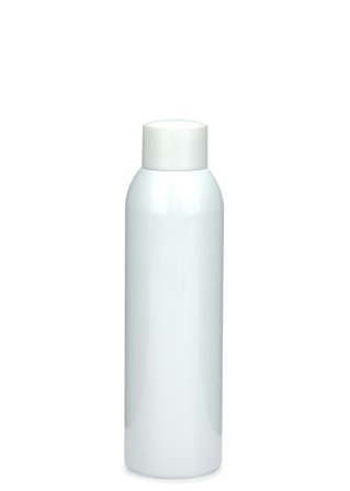 150 ml R-PET-Flasche weiß, Ø 39,5 mm, Schraubverschluss weiß