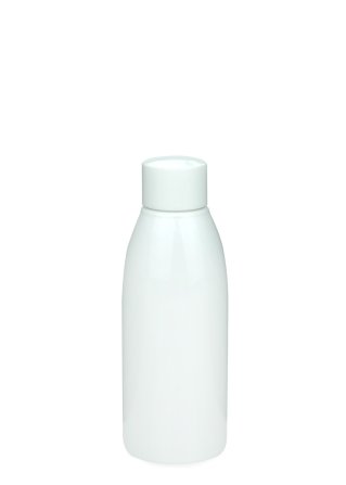 150 ml PET-Flasche weiß, Ø 46,2 mm, Schraubverschluss weiß