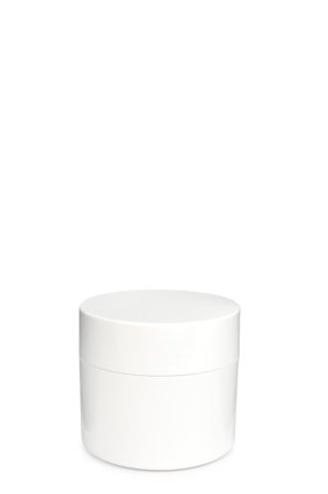 150 ml Serina Cremetiegel doppelwandig weiß – glänzend
