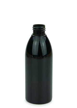 200 ml PET-Flasche schwarz, Ø 50,4 mm, ohne Verschluss