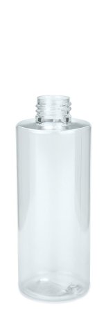 200 ml PETG-Flasche transparent, Ø 50 mm, ohne Verschluss