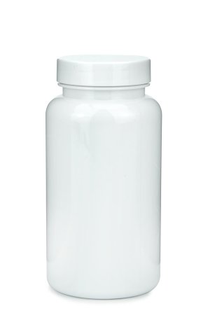 200 ml PET-Packer Schraubdose weiß (45/400) – mit Schraubdeckel, glänzend