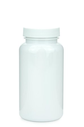 200 ml PET-Packer Schraubdose weiß (45/400) – mit Schraubdeckel, matt gerippt
