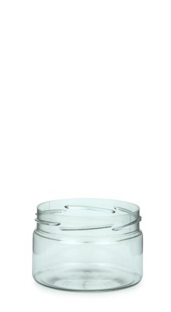 200 ml PET-Weithalstiegel 82 klar, rund (82 RTS) – ohne Deckel