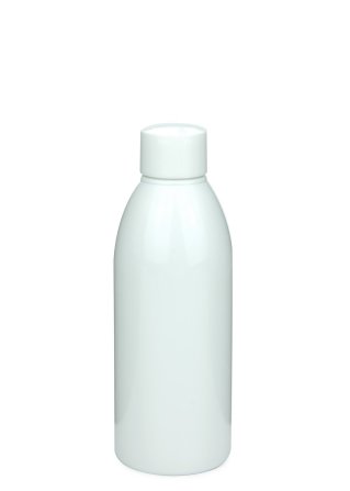 200 ml PET-Flasche weiß, Ø 50,4 mm, Schraubverschluss weiß