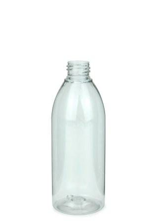 250 ml PET-Flasche transparent, Ø 54,5 mm, ohne Verschluss