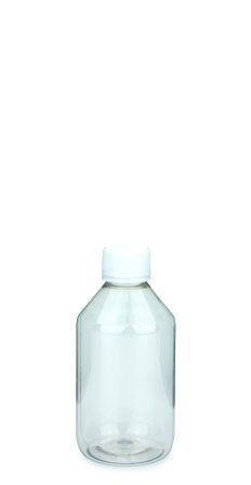 250 ml PET-Laborflasche transparent, Ø 63,0 mm