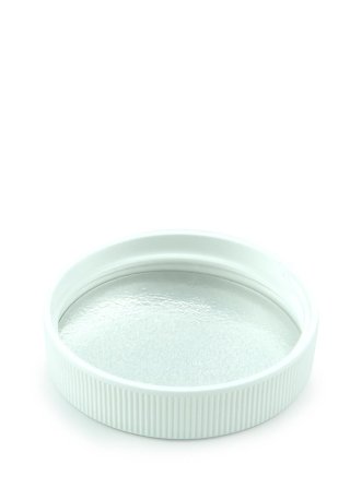 250 ml PET-Packer Schraubdose braun (45/400) – mit Induktionssiegel, Deckel weiß, matt geriffelt