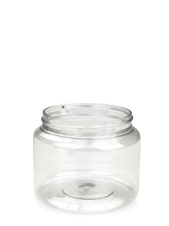 250 ml PET-Classic Tiegel klar (70/400) – ohne Deckel