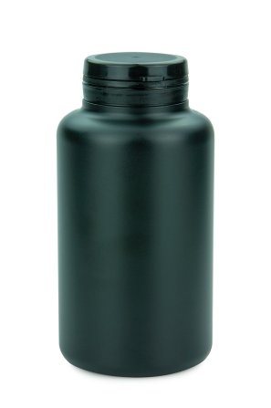 300 ml HDPE-Kapseldose schwarz – Jaycap-Prellverschluss mit Erstöffnungsanzeige