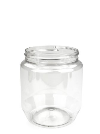370 ml PET-Cremetiegel klar (70/400) – ohne Deckel