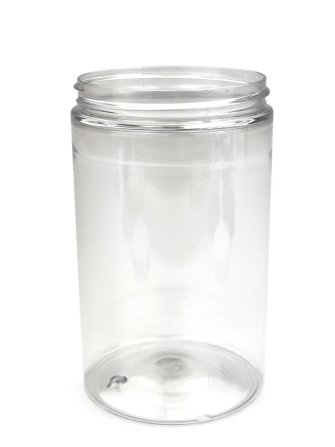 400 ml PET-Cylindrical Zylinderdose klar (70/400) – ohne Deckel