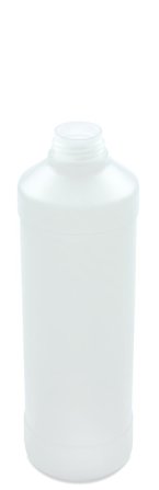 500 ml PE-HD-Flasche natur, Ø 64 mm, ohne Verschluss