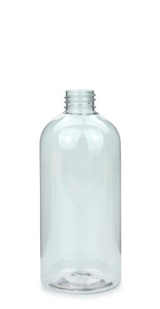 500 ml PET-Flasche transparent, Ø 70 mm, ohne Verschluss