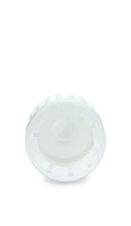 500 ml PET-Laborflasche Leichtgewicht Ausgießer weiß, Ø 69,5 mm, Verschluss weiß