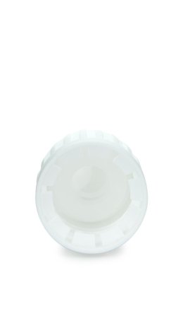 500 ml PET-Laborflasche Ausgießer weiß, Ø 69,5 mm, Verschluss weiß