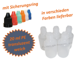 20 ml Tropf-Flasche - PE Q - Farben frei wählbar