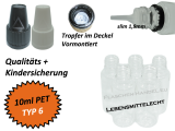 10ml Liquidflasche - PET - QK TYP6