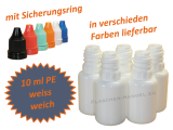 10ml Dropperbottle PE white opaque