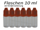 10 ml Tropf-Flasche - PET - rot