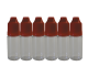 10 ml Tropf-Flasche - PET - rot