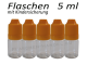 5 ml Tropfflasche - PET - hellorange
