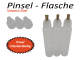 Pinselflasche mit Naturborsten