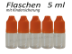 5 ml Tropf-Flasche - PET - orange