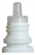 3 ml Flasche PE Schraubverschluß weiß oval