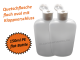 Ovalflasche HDPE 150ml mit Klappschanierverschluss Din18