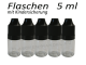 5 ml Tropf-Flasche - PET - schwarz