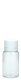 10 ml PET-Mini-Flasche transparent, Ø 24,5 mm, Verschluss weiß